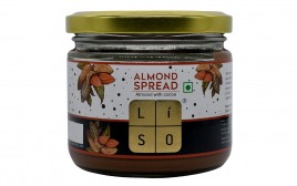 Liso Almond Spread Almond with Cocoa  Glass Jar  290 grams
